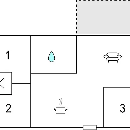 Amazing In With Kitchen Holiday home